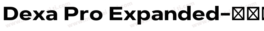 Dexa Pro Expanded字体转换